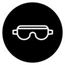 Safety goggles icon