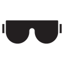 Safety goggles icon