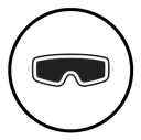 Safety goggles icon