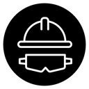 Safety helmet icon