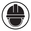 Safety helmet icon