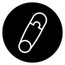 Safety pin icon