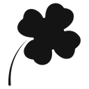 Saint patrick Leaf clover icon