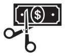 Salary deduction icon