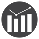 Sales Black Filled icon