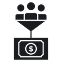 Sales funnel 4 icon