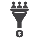 Sales funnel 5 icon