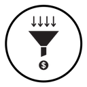 Sales funnel icon