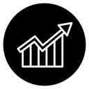 Sales growth icon