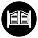 Saloon door icon