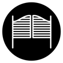 Saloon door icon