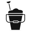 Sand bucket icon