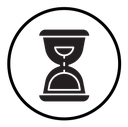 Sand clock icon