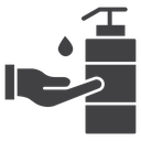 Sanitize hands icon