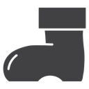 Santa claus boot icon