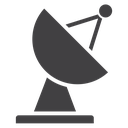 Satellite dish 3 icon