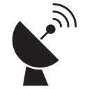Satellite dish icon