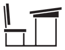 School desk icon