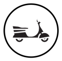 Scooter bike icon