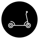Scooter bike icon