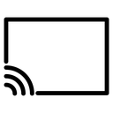 Screencast Black Filled icon