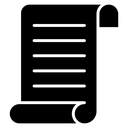 Scroll paper icon