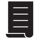 Scroll paper icon