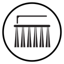 Scrubbing brush icon