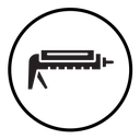 Sealant gun icon