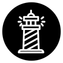 Searchlight tower icon