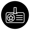 Security badge icon