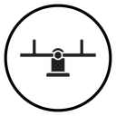 Seesaw Black Filled icon
