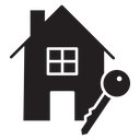 Selling or rent home icon
