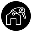 Selling or rent home icon