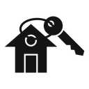 Selling or rent home icon