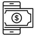 Send money smartphone 4 icon