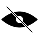 Sensitive Content Crossed Eye icon