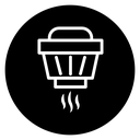 Sensor smoke icon