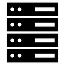 Server Rack Four Units icon