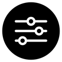 Settings sliders 2 icon