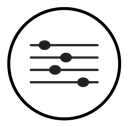 Settings sliders icon