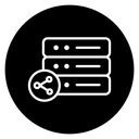 Shared hosting icon