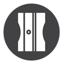 Sharpener Black Filled icon