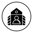 Shelter House Person icon