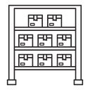 Shelves Storage icon