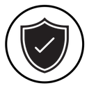 Shield check icon