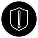 Shield exclamation 2 icon