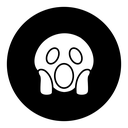 Shocked face emoji icon