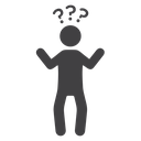 Shocked human icon