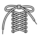Shoe lace icon